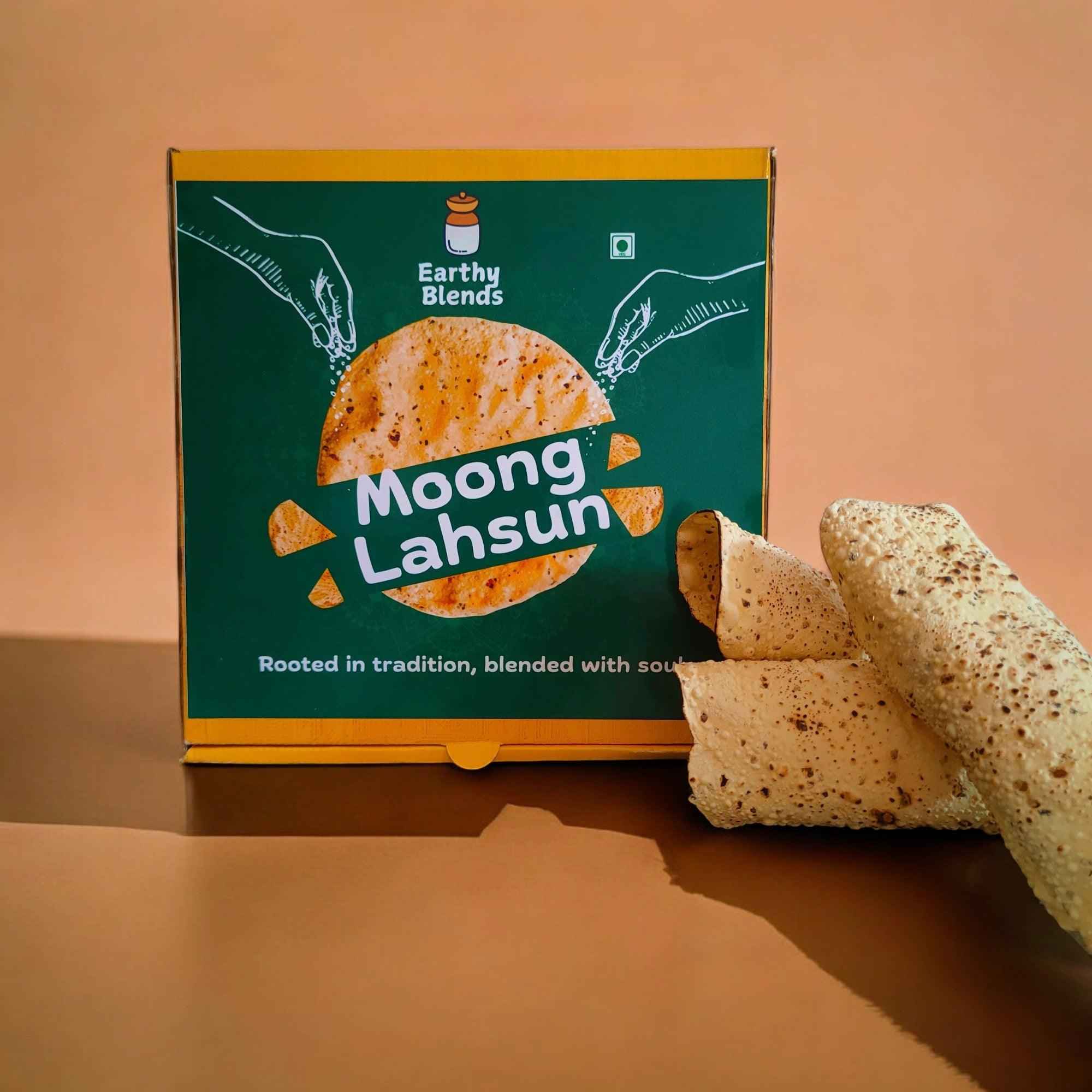 Moong Lahsun Papad