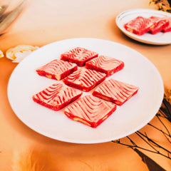 Strawberry Kaju Katli - 400gm available online at SweeDesi