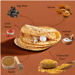 Chana Lahsun Papad available online at SweeDesi