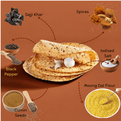 Moong Lahsun Papad available online at SweeDesi