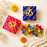 Festive Lotus Diya Box - SweeDesi