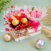 Chocolate Flower Bouquet Pink