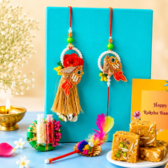 Bandhan Bhai-Bhabhi Rakhi Hamper 9 - SweeDesi