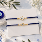 Bandhan Bhai-Bhabhi Evil Eye Rakhi Set - SweeDesi