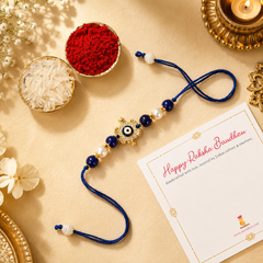 Evil Eye Turtle Rakhi - SweeDesi