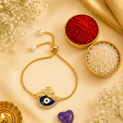 Evil Eye Ganesh Rakhi - SweeDesi