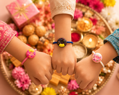 Kids Sweet Sprinkles Rakhi Trio - SweeDesi
