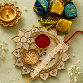 Bandhan Handwoven MacramΓ© Rakhi - SweeDesi