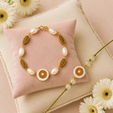 Bandhan Bhai - Bhabhi Pearl Rakhi - SweeDesi