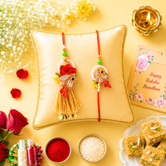 Bandhan Bhai-Bhabhi Rakhi Hamper 9 - SweeDesi