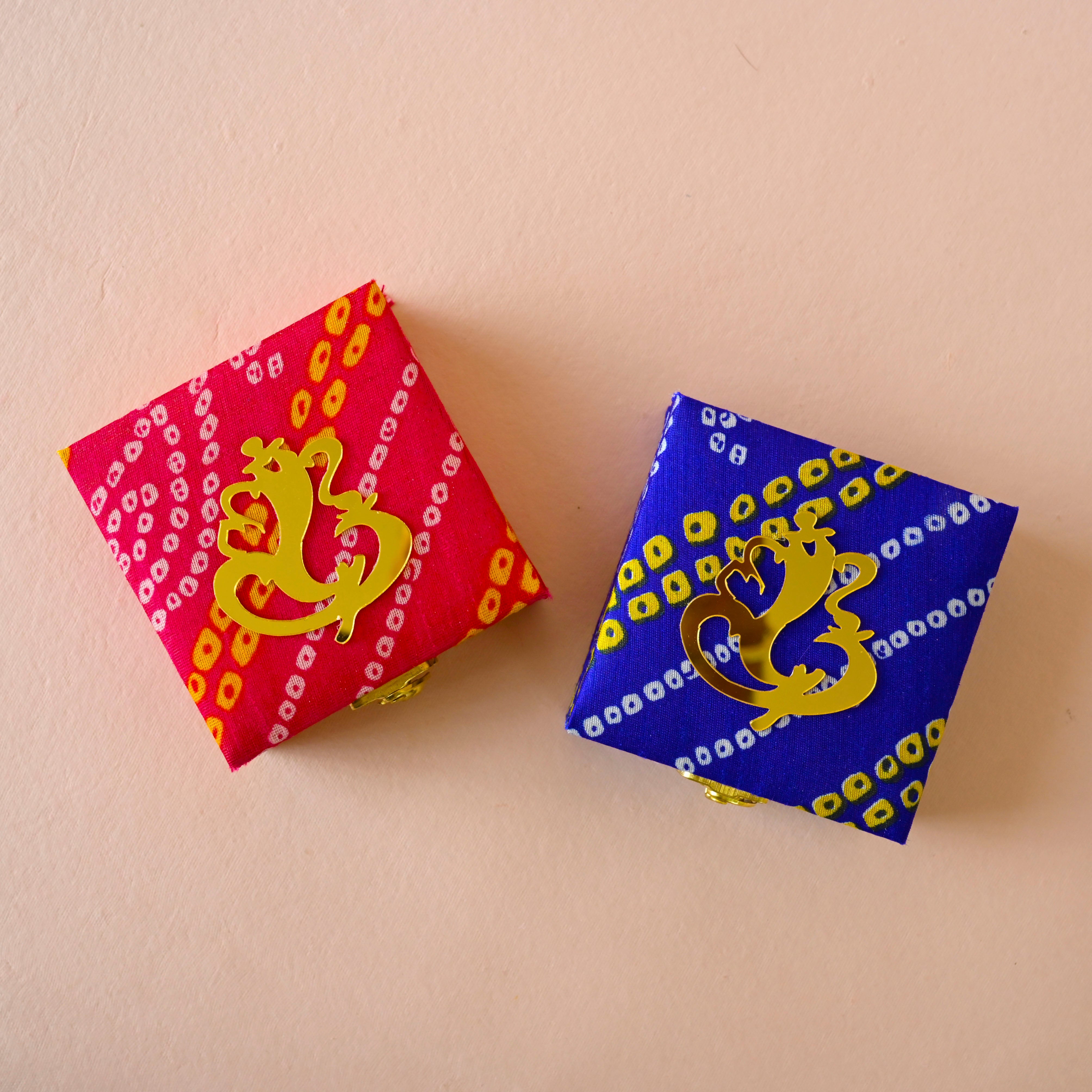 Festive Lotus Diya Box - SweeDesi