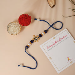 Evil Eye Turtle Rakhi - SweeDesi