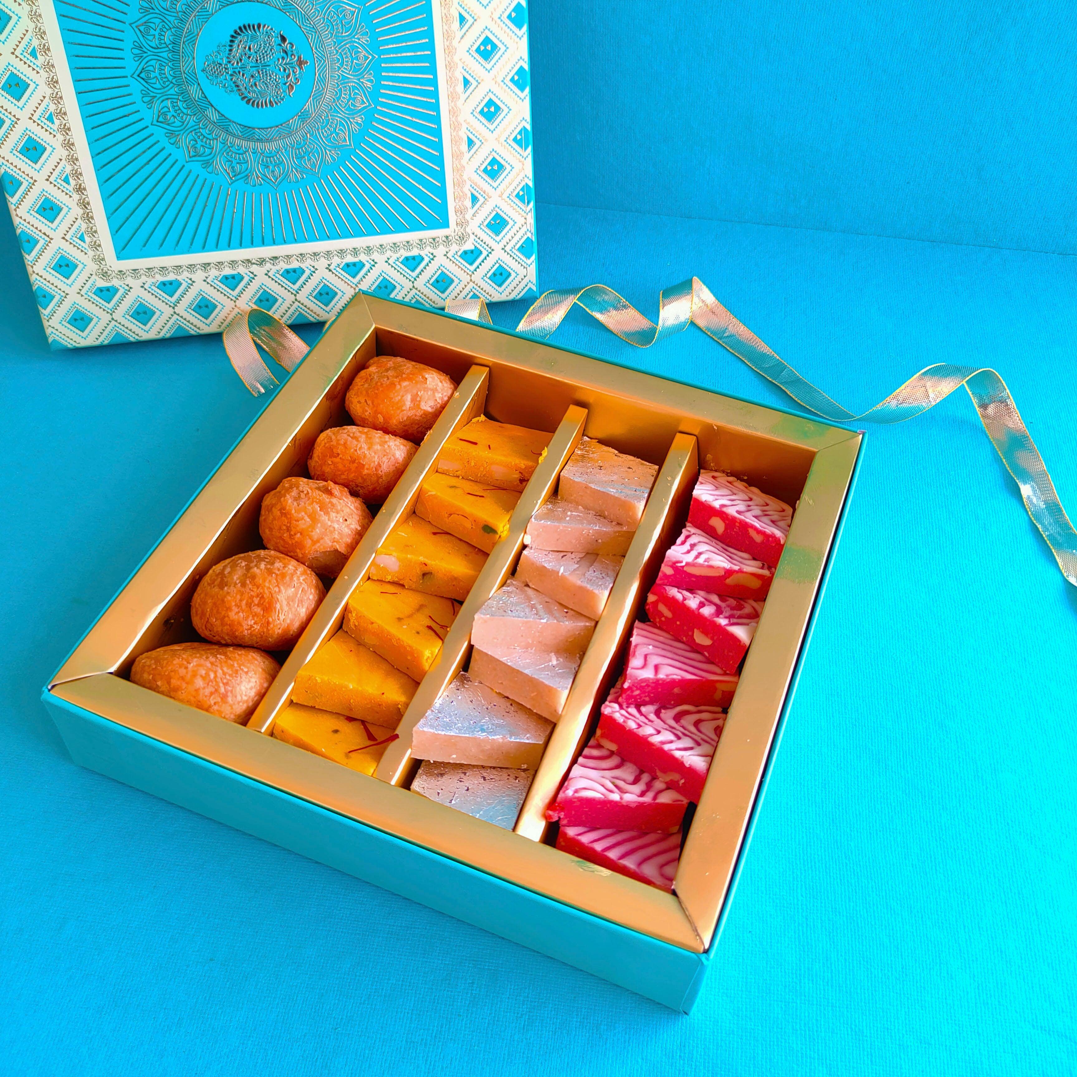 Kaju Katli Hamper available online at SweeDesi