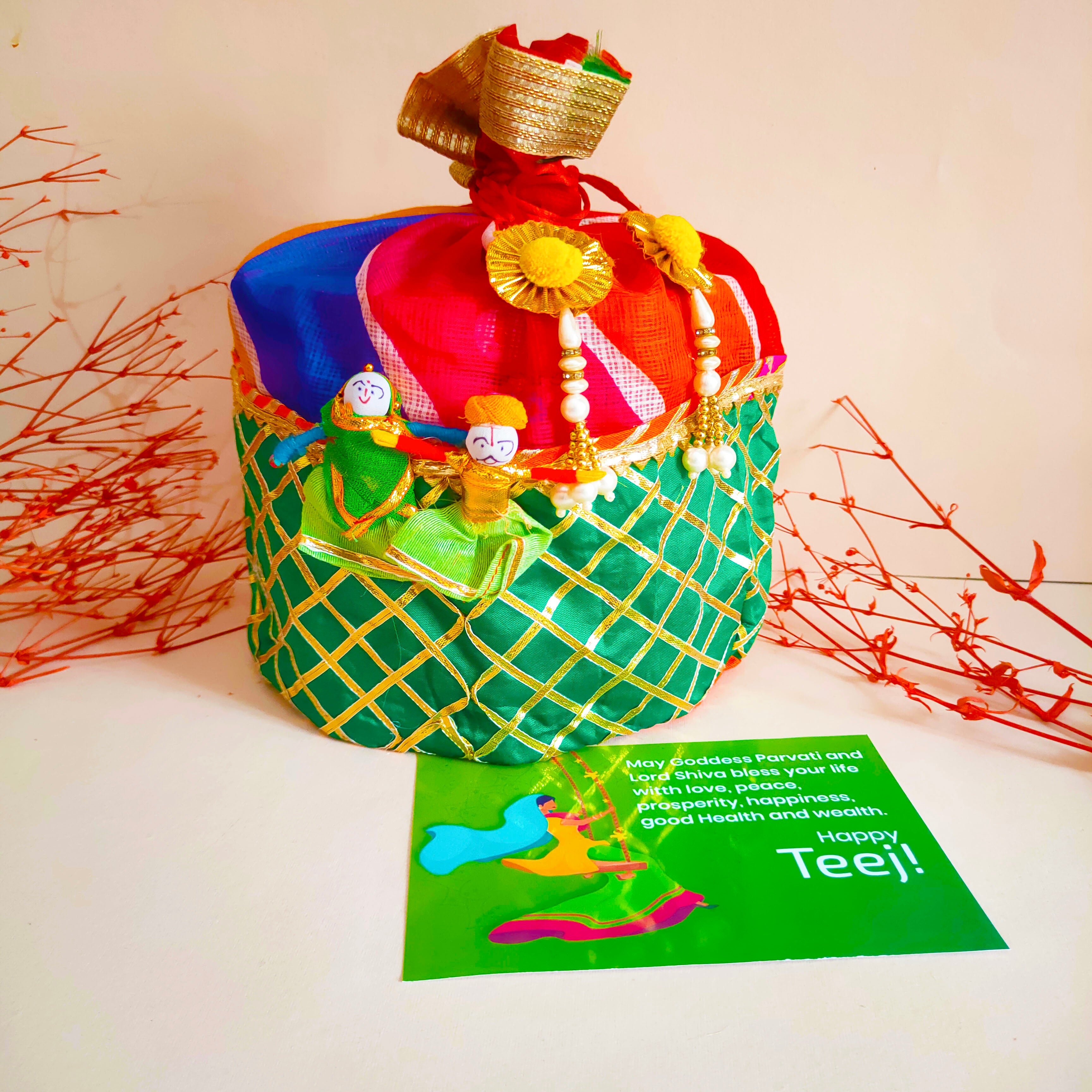 Teej Ghewar Hamper - SweeDesi