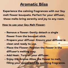 Scented Soy Wax Flower Bouquet available online at SweeDesi