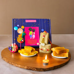 Bandhan Bhai - Bhabhi Rakhi Hamper 25 available online at SweeDesi