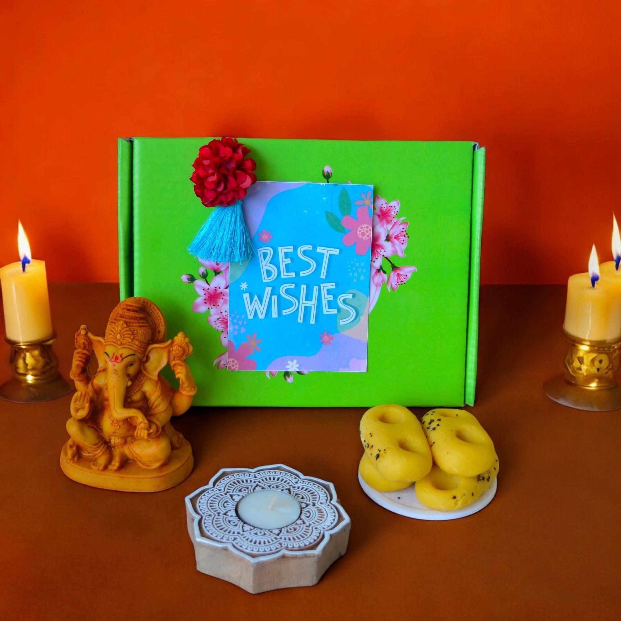 Best Wishes Hamper available online at SweeDesi