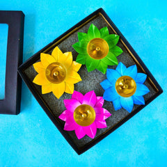 Brass Multicolor Diya