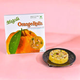 Orange Rolls - 250gm available online at SweeDesi