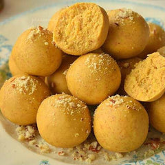 Besan Laddu - 500gm available online at SweeDesi