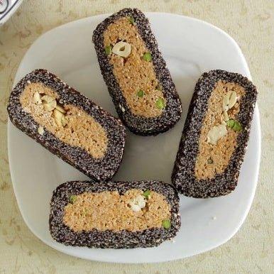 Chocolate Kaju Gajak - 500gm available online at SweeDesi