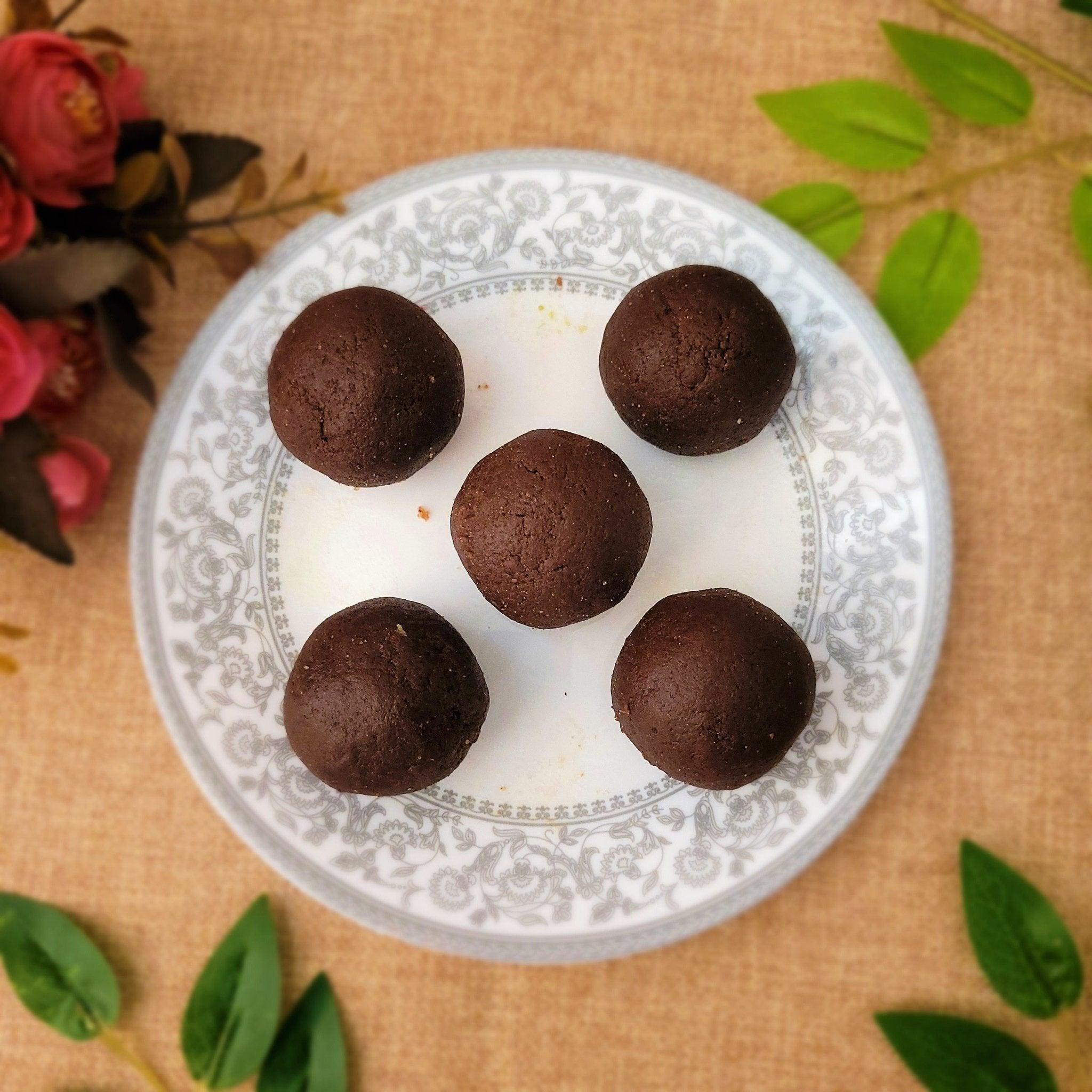 Chocolate Laddu - 500gm available online at SweeDesi
