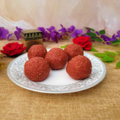 Gulab Churma Laddu - 500gm - SweeDesi