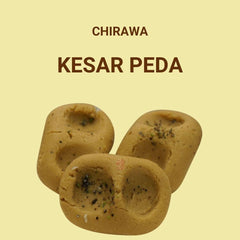 Kesar Peda - 300gm available online at SweeDesi