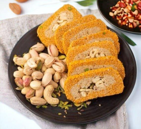 Mango Kaju Gajak - 500gm available online at SweeDesi