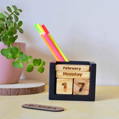 Wooden Calender Set