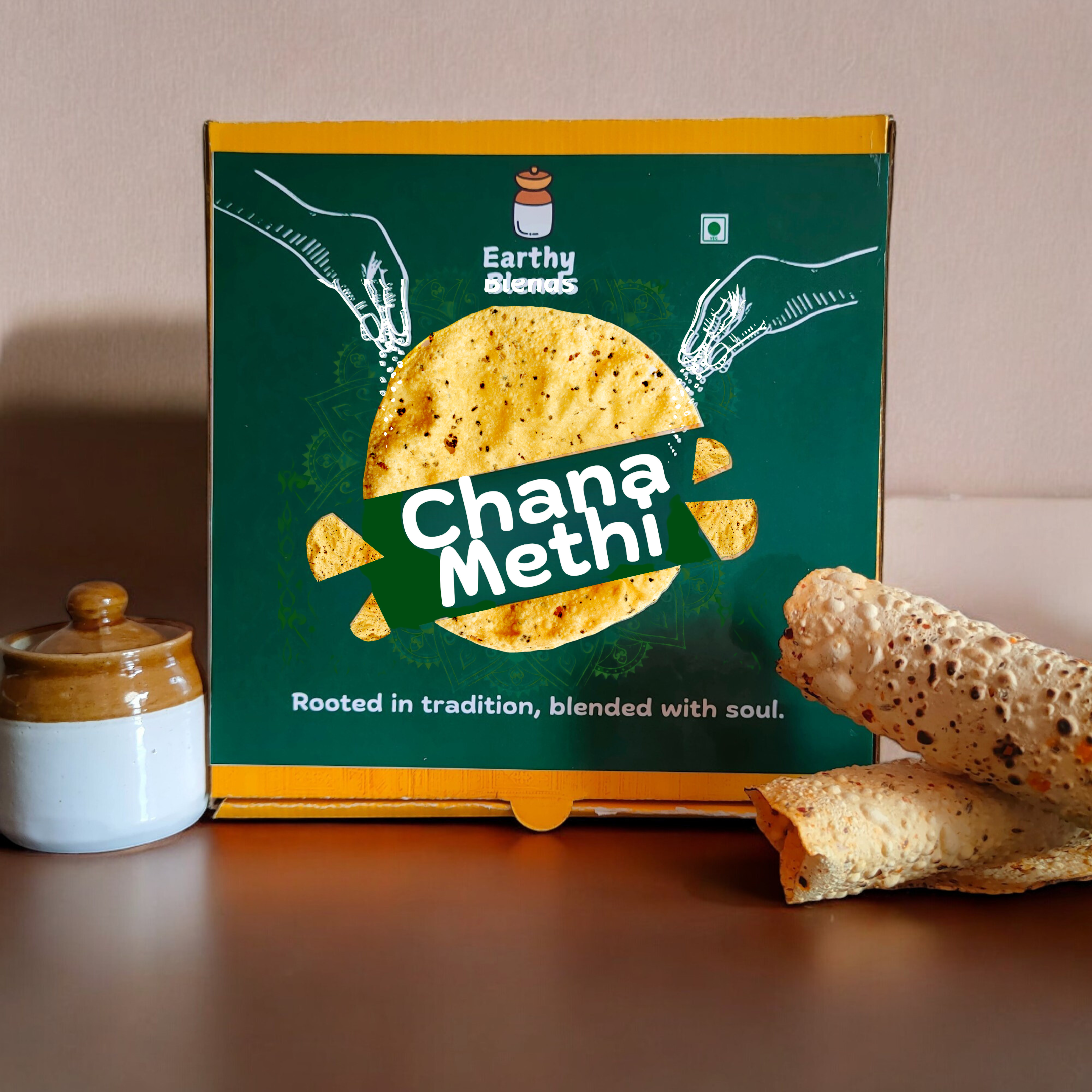 Chana Methi Papad | SweeDesi