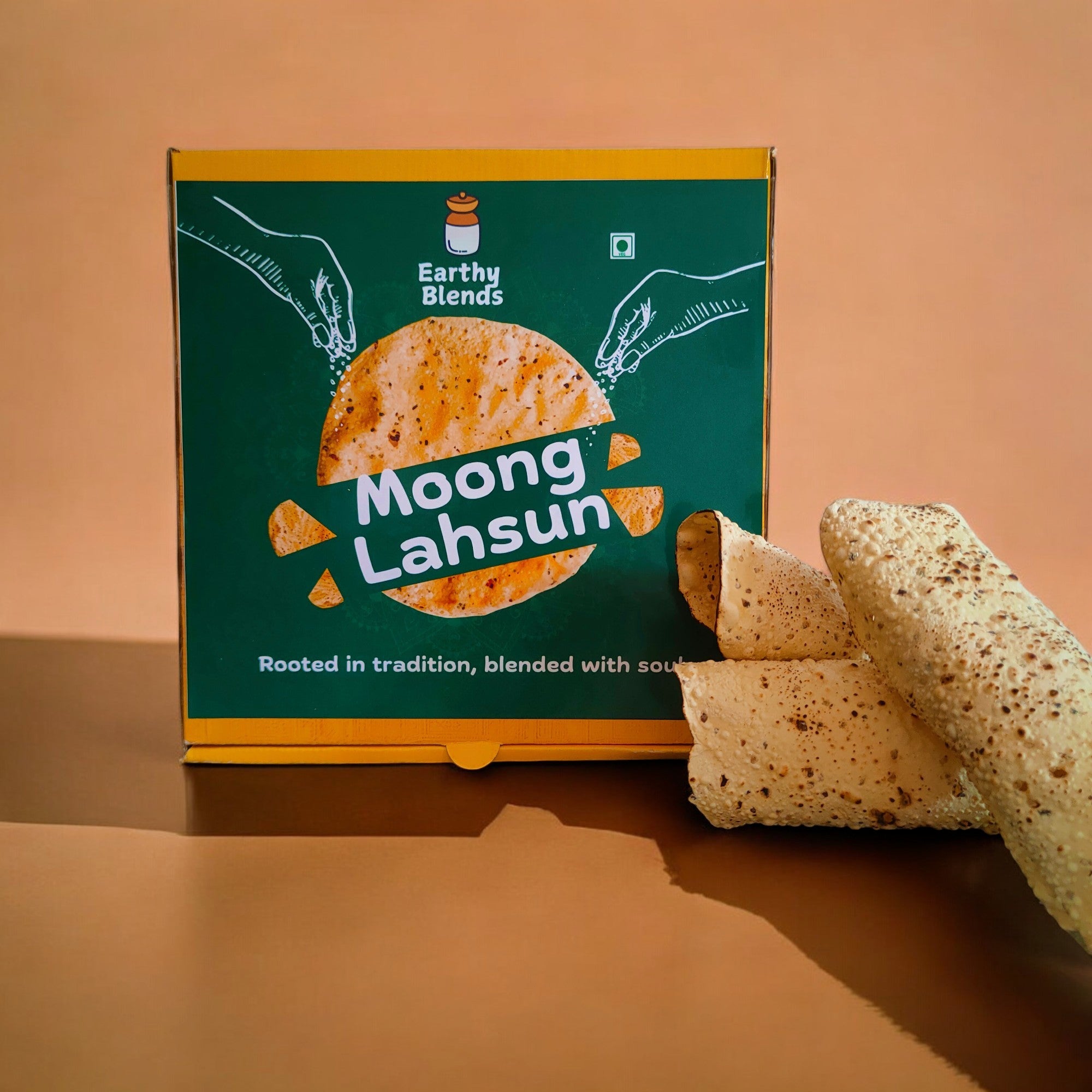 Moong Lahsun Papad - SweeDesi