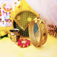 Karwa Chauth Green Set