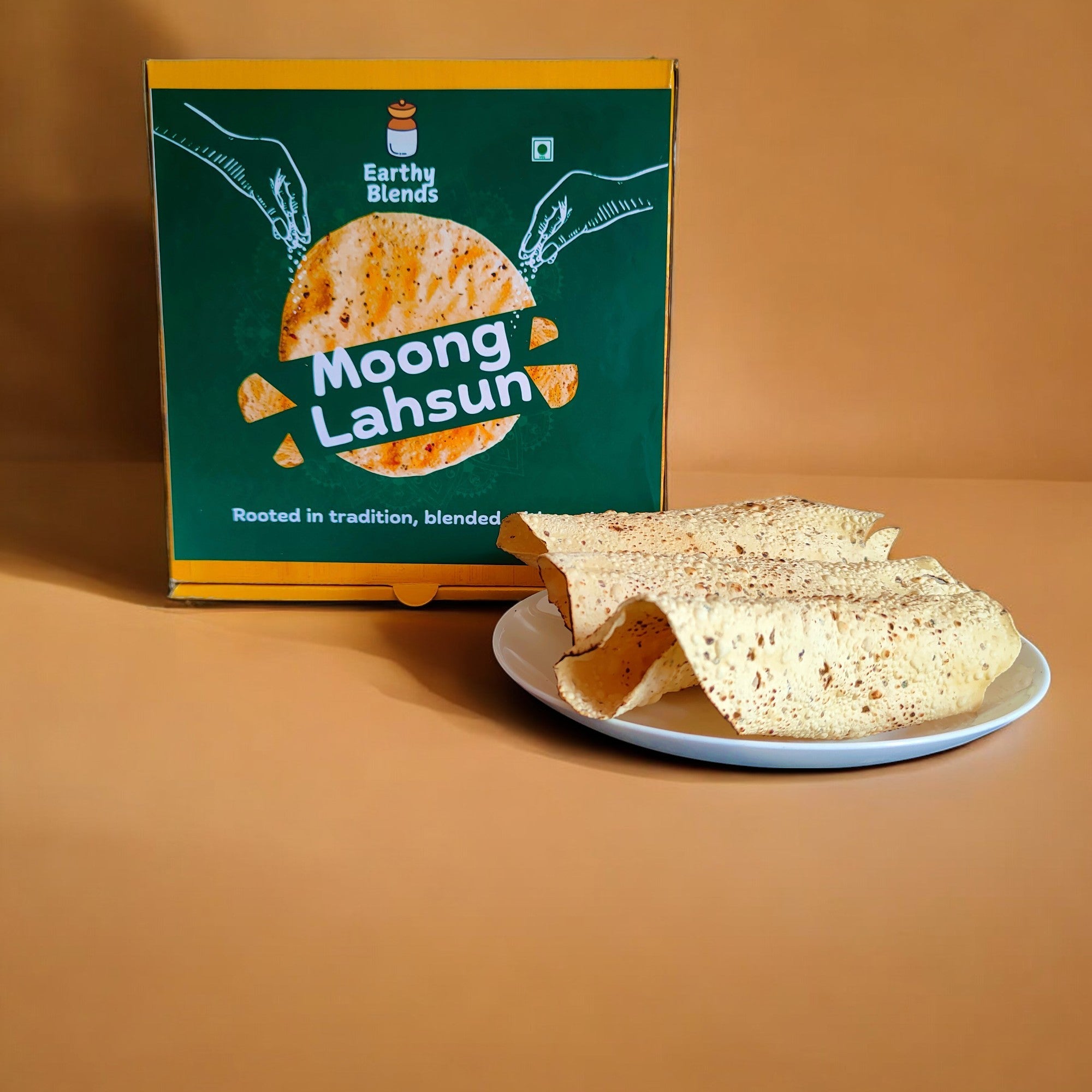 Moong Lahsun Papad - SweeDesi