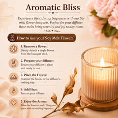 Soy Wax Flower Bouquet Pink - SweeDesi