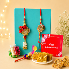 Bandhan Bhai-Bhabhi Rakhi Hamper 10 - SweeDesi
