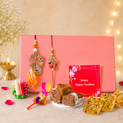 Bandhan Bhai-Bhabhi Rakhi Hamper 5 - SweeDesi