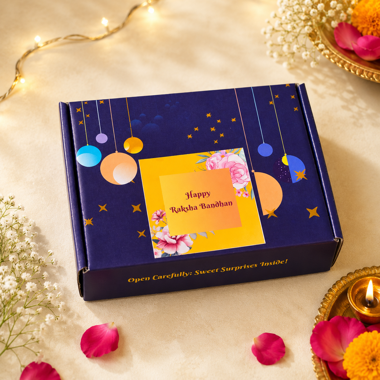 Bandhan Bhai-Bhabhi Rakhi Hamper 6 - SweeDesi