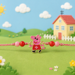 Kids Peppa Pig Rakhi - SweeDesi
