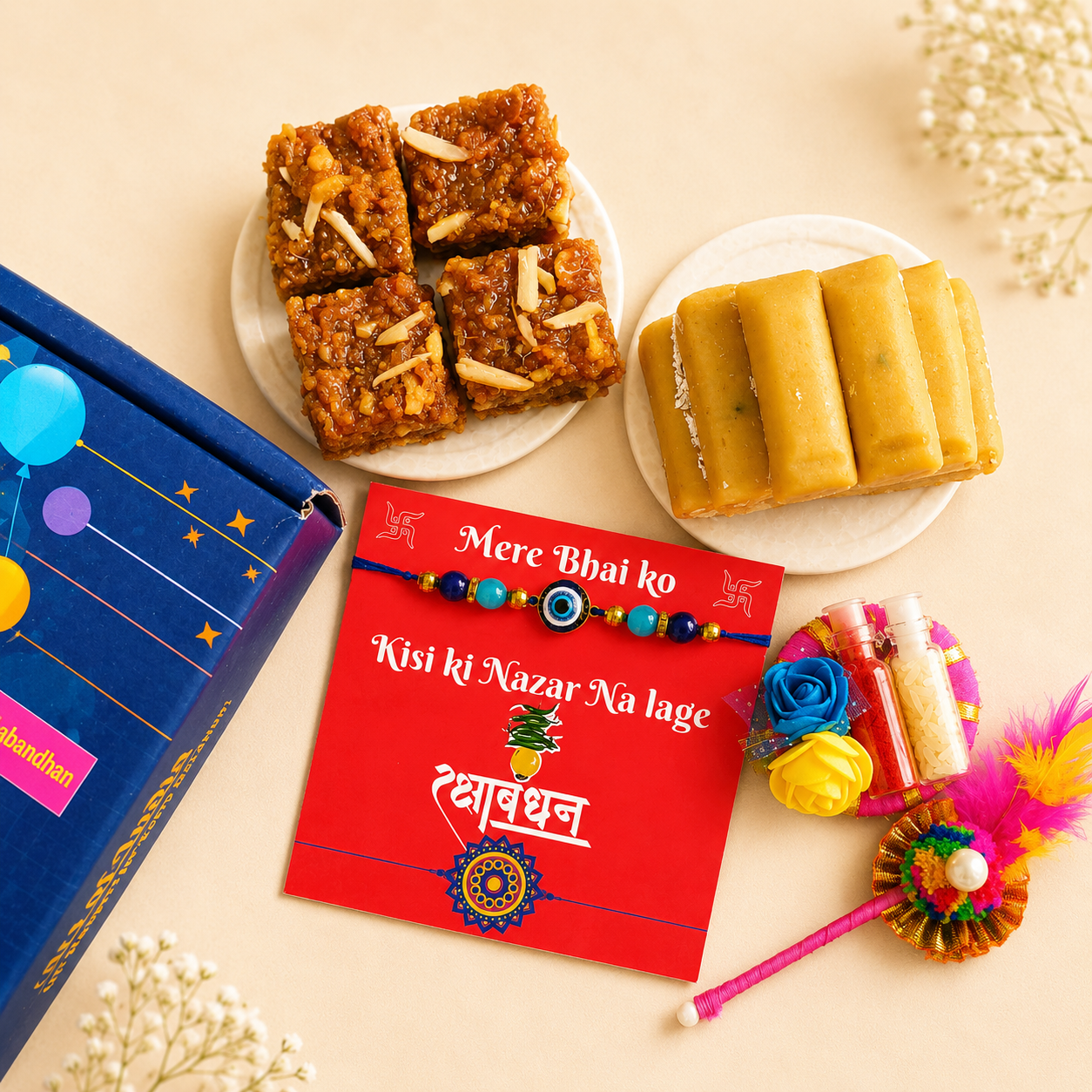 Bandhan Bhai Rakhi Hamper 23 - SweeDesi