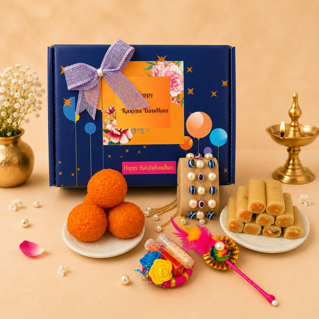 Bandhan Rakhi Hamper 17 - SweeDesi