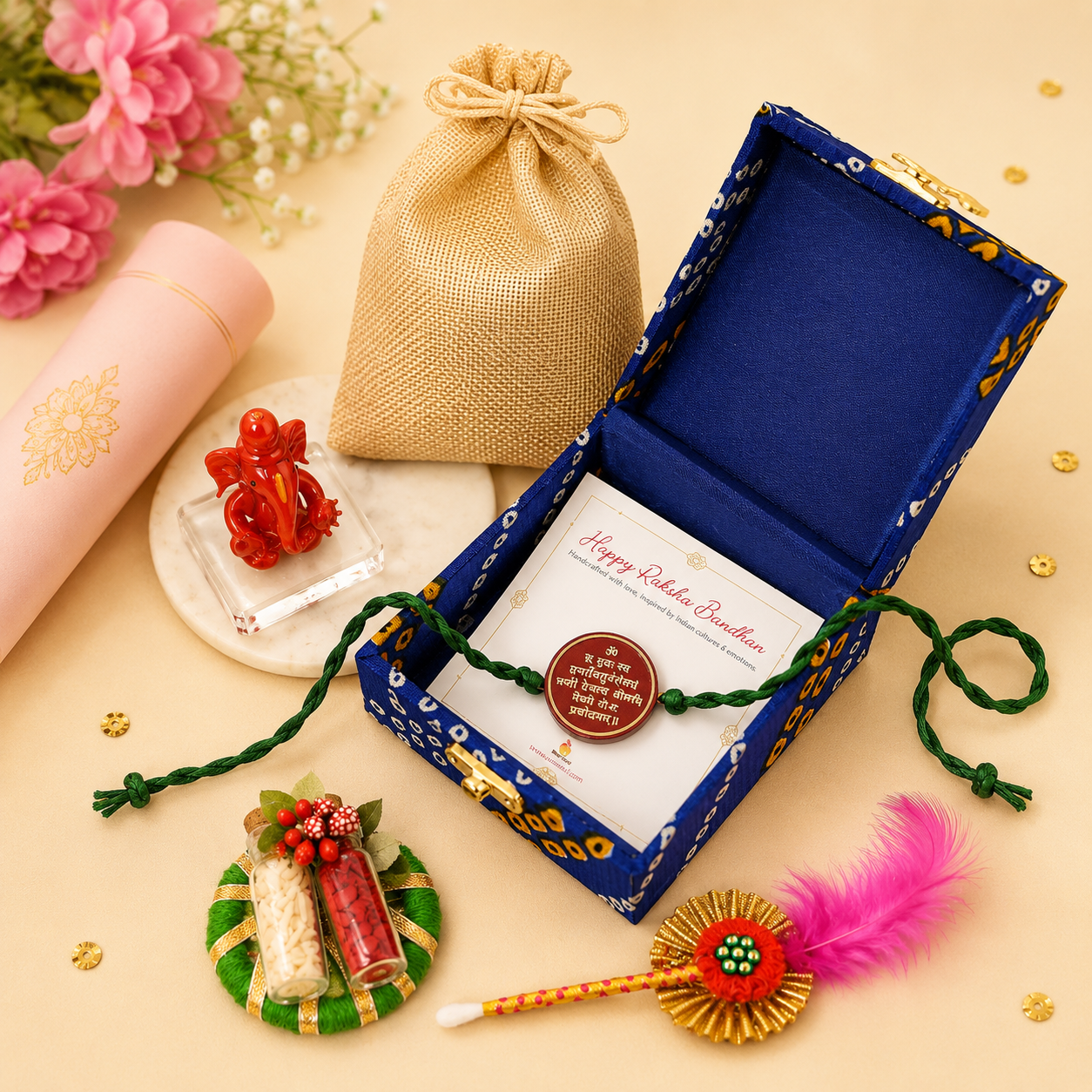 Gayatri Mantra Rakhi - SweeDesi