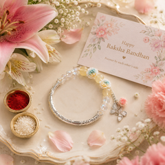 Bloom & Flutter Rakhi - SweeDesi