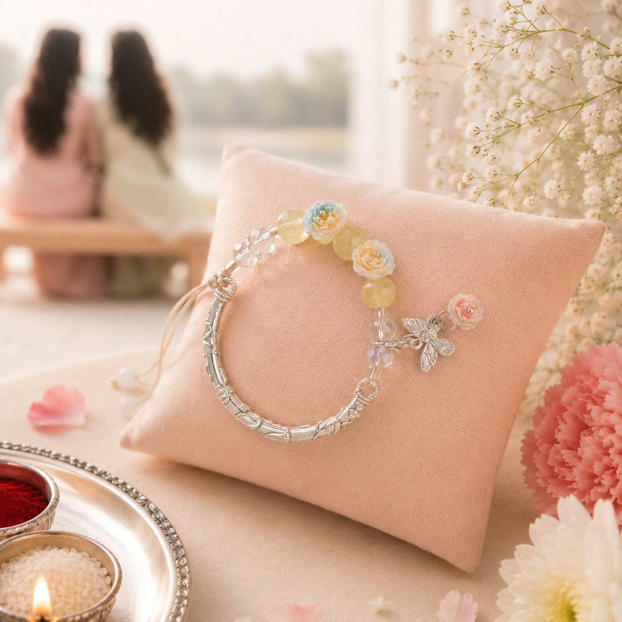 Bloom & Flutter Rakhi - SweeDesi