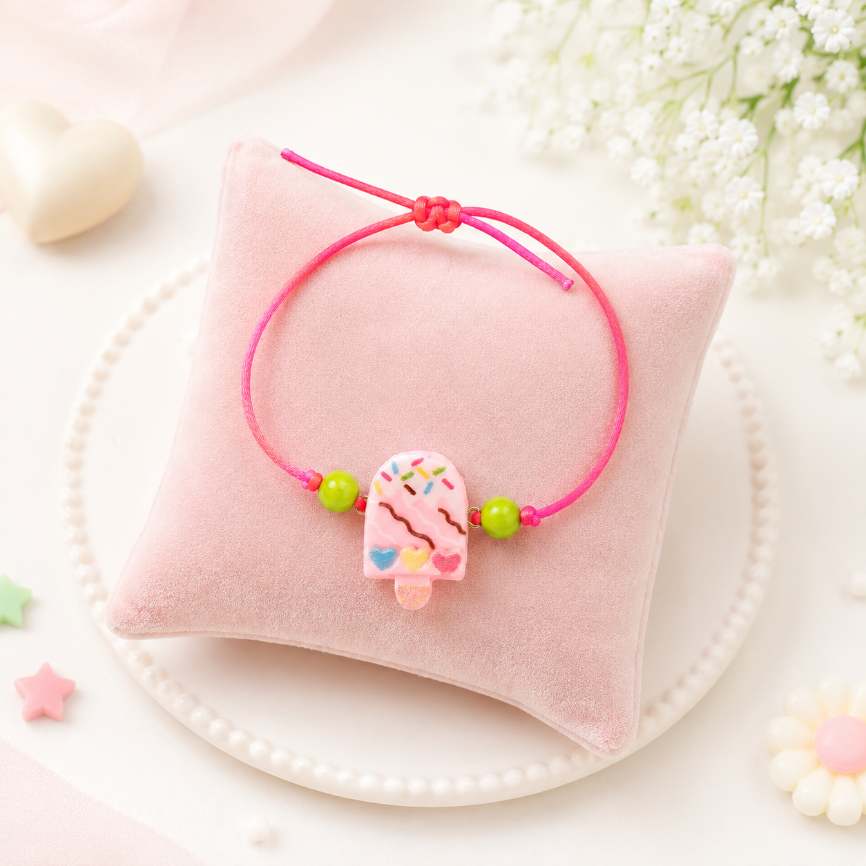 Bandhan Kids Rakhi Pink - SweeDesi