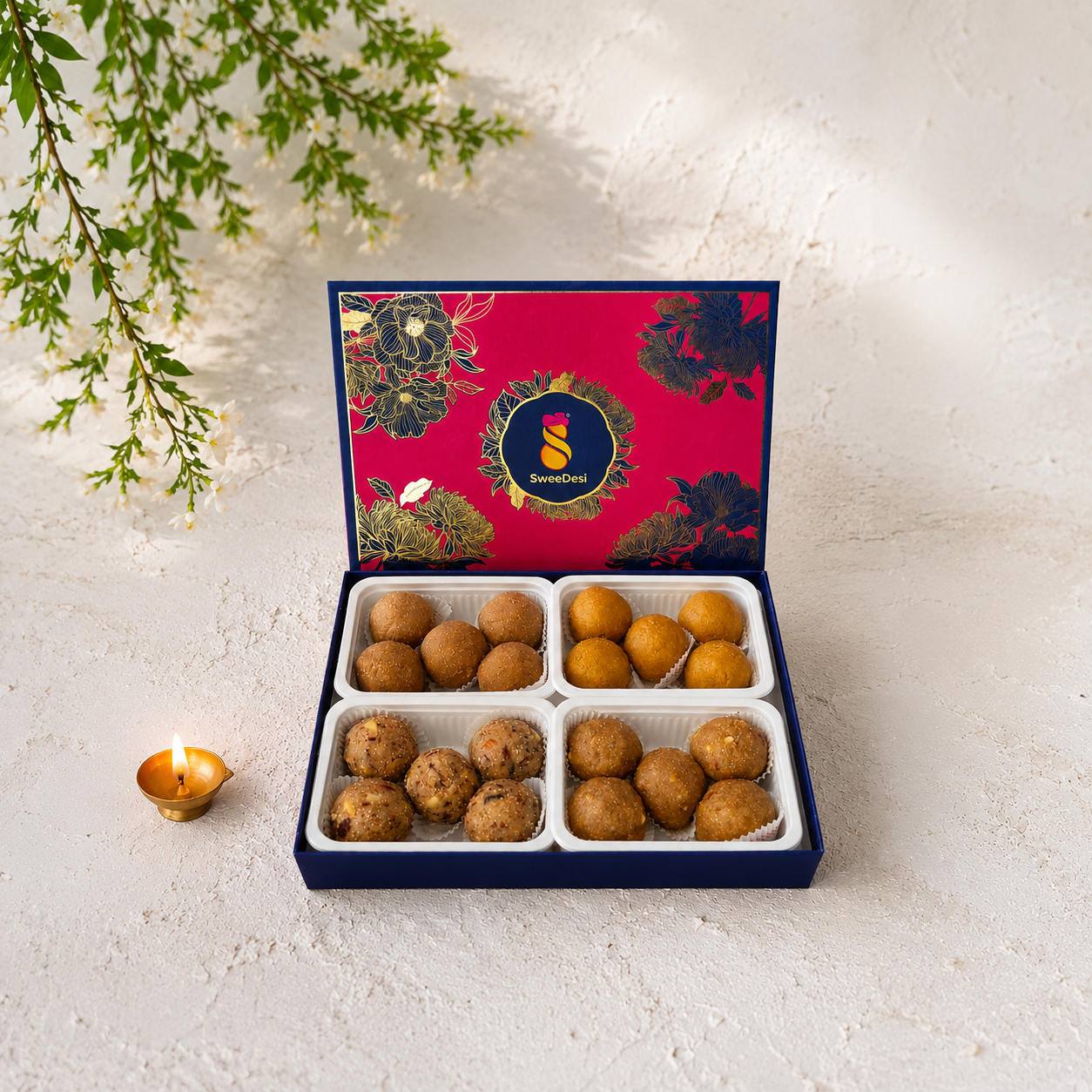 Healthy Laddu Mega - 1Kg - SweeDesi