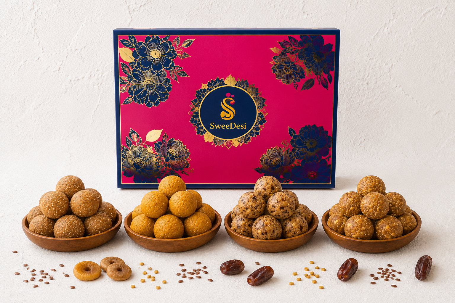 Healthy Laddu Mega - 1Kg - SweeDesi