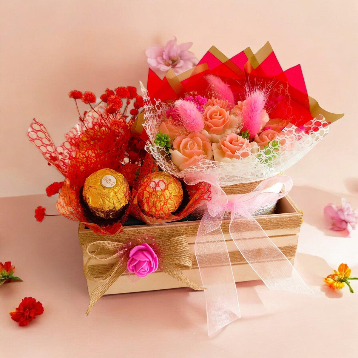    Chocolate Flower Bouquet Classic available online at SweeDesi