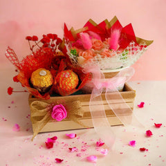    Chocolate Flower Bouquet Classic available online at SweeDesi