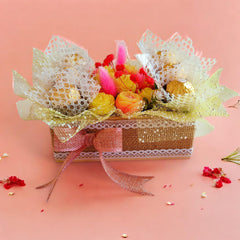    Chocolate Flower Bouquet Elegant available online at SweeDesi
